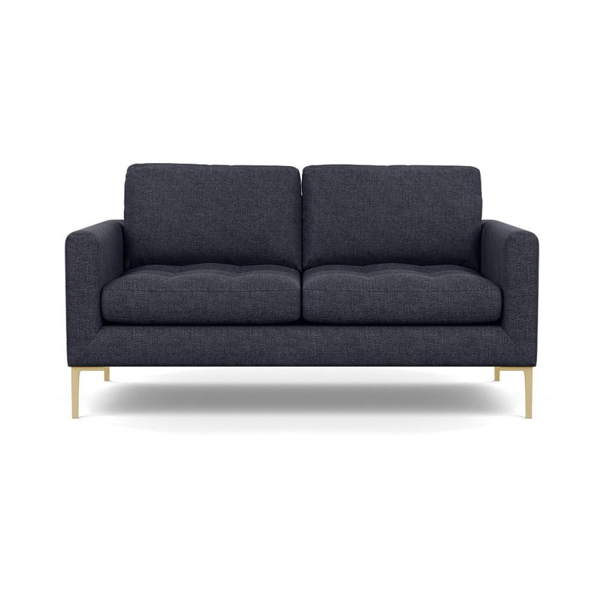 Heal's Eton 2 Seater Sofa Texture Soot Brass Feet – image 2