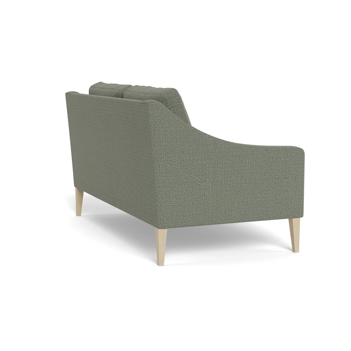 Heal's Richmond 2 Seater Sofa Boucle Tweed Lapis Black Beech Feet – image 4