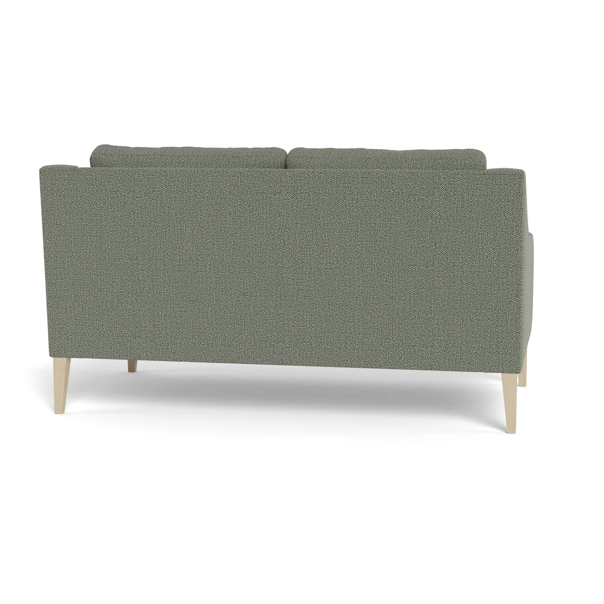 Heal's Richmond 2 Seater Sofa Boucle Tweed Lapis Black Beech Feet – image 5
