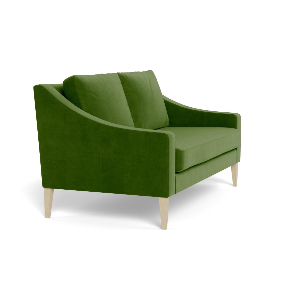 Heal's Richmond 2 Seater Sofa Smart Luxe Velvet Grass Black Feet – image 3