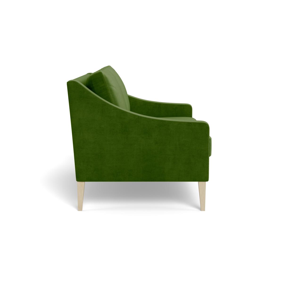 Heal's Richmond 2 Seater Sofa Smart Luxe Velvet Grass Black Feet – image 4
