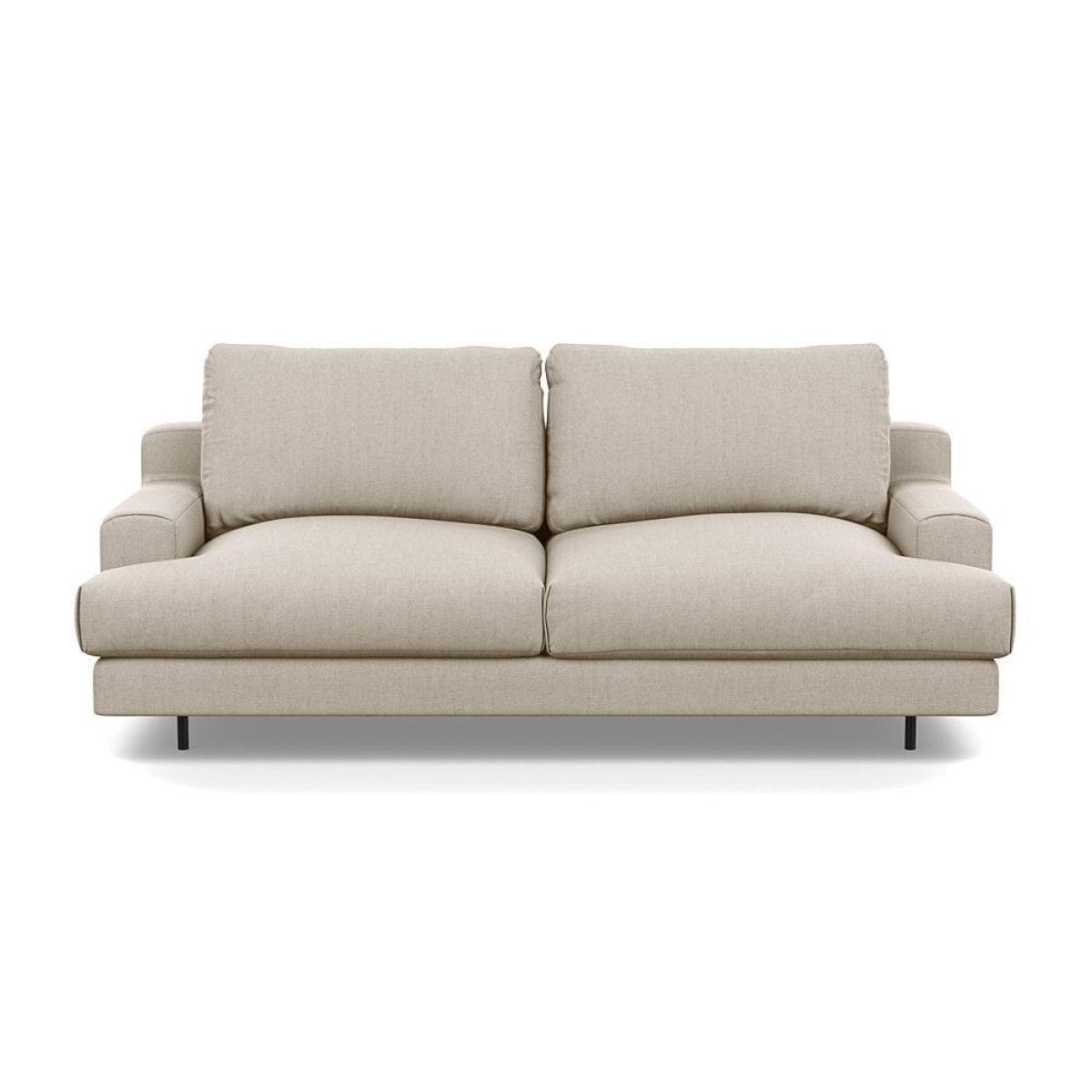 Heal's Orso 2 Seater Sofa Broad Weave Tin Black Feet - Heal's UK Furniture – image 11