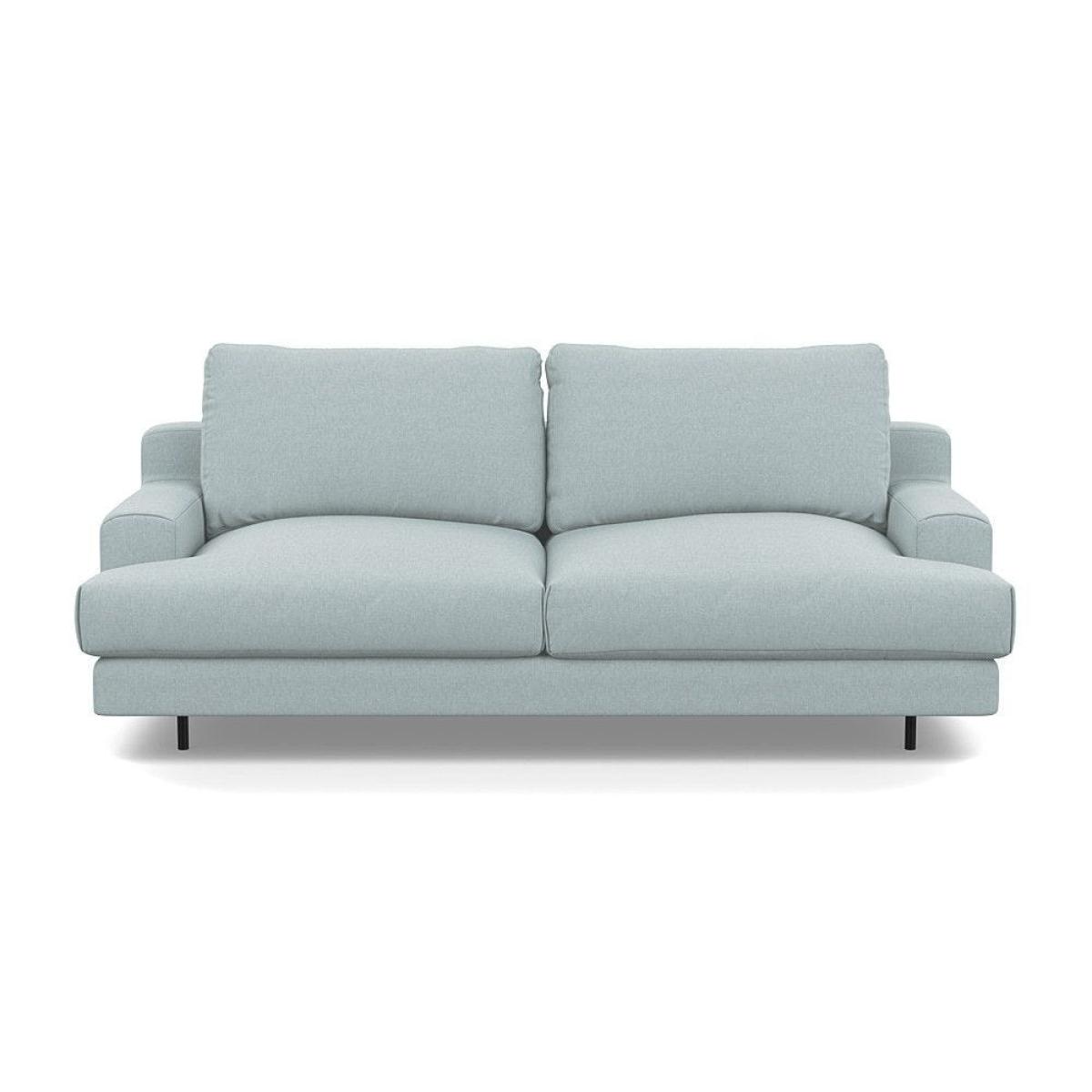 Heal's Orso 2 Seater Sofa Broad Weave Tin Black Feet - Heal's UK Furniture – image 12
