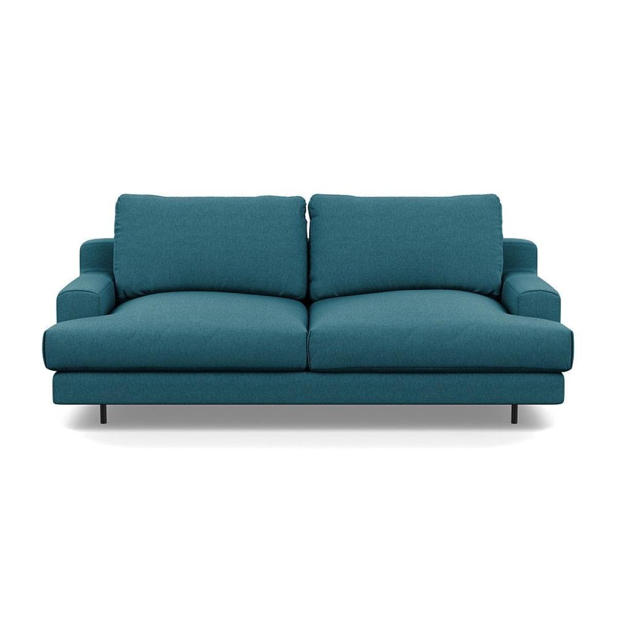Heal's Orso 2 Seater Sofa Broad Weave Tin Black Feet - Heal's UK Furniture – image 13