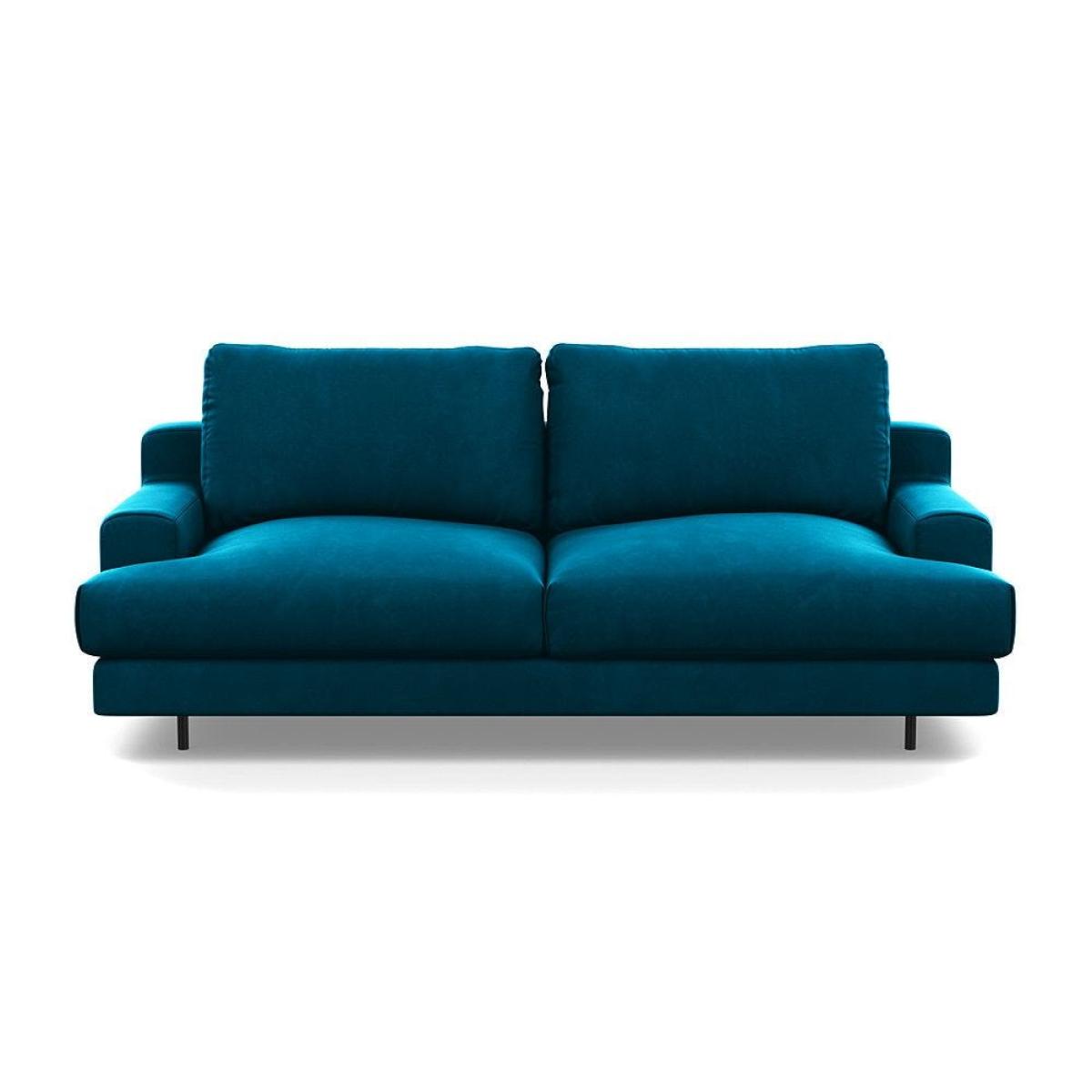 Heal's Orso 2 Seater Sofa Broad Weave Tin Black Feet - Heal's UK Furniture – image 14