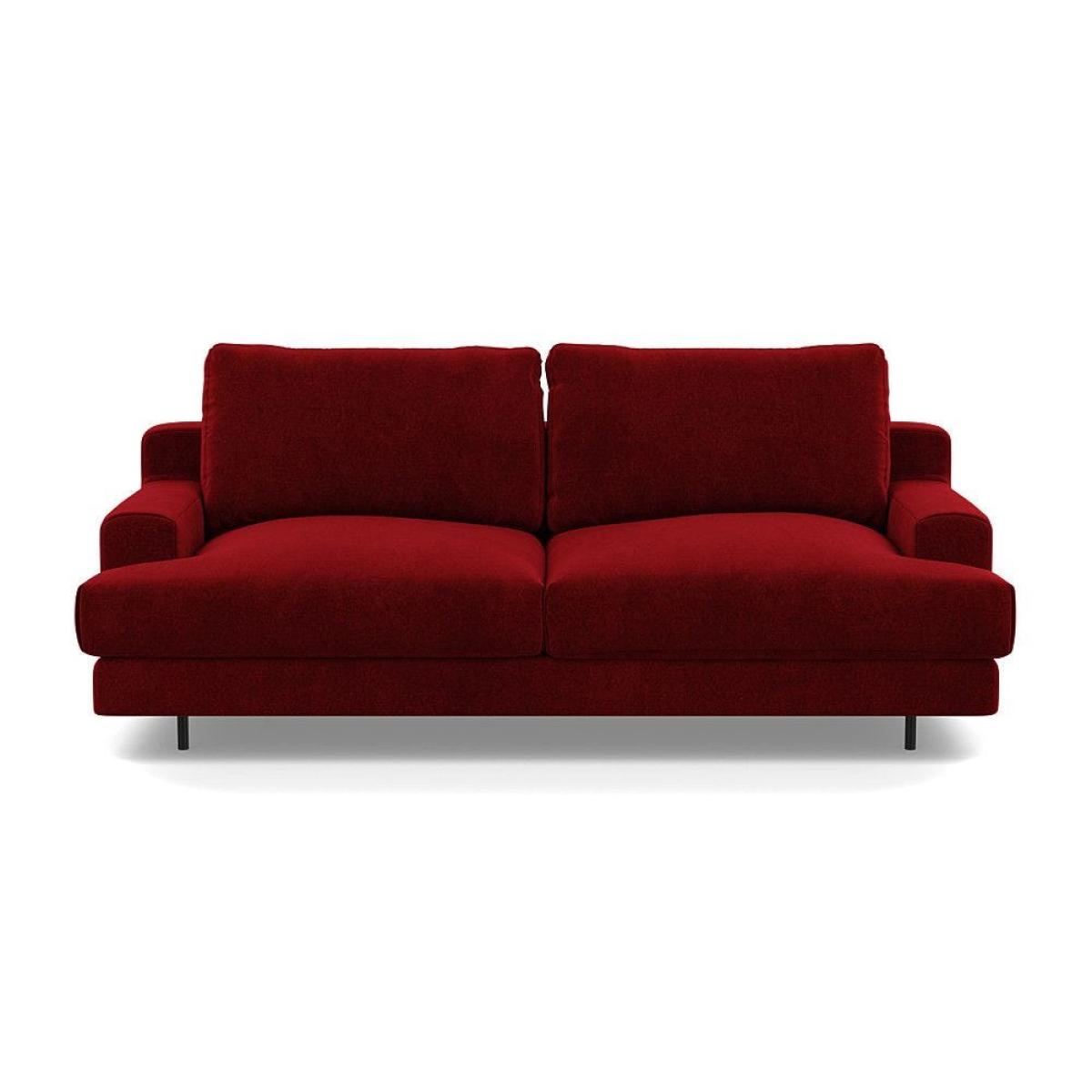 Heal's Orso 2 Seater Sofa Broad Weave Tin Black Feet - Heal's UK Furniture – image 15