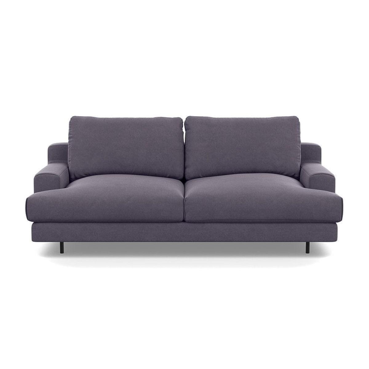 Heal's Orso 2 Seater Sofa Broad Weave Tin Black Feet - Heal's UK Furniture – image 17