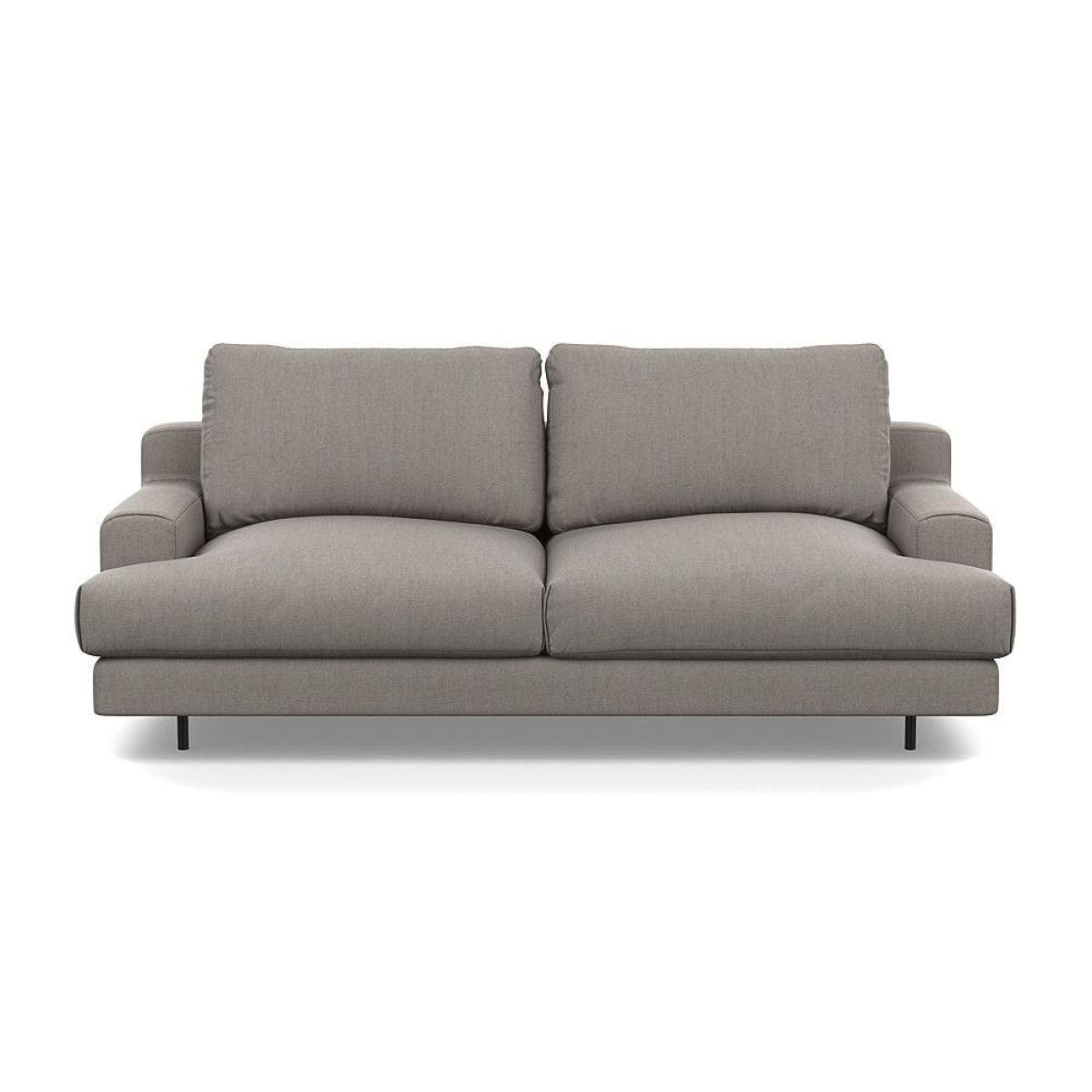 Heal's Orso 2 Seater Sofa Broad Weave Tin Black Feet - Heal's UK Furniture – image 18