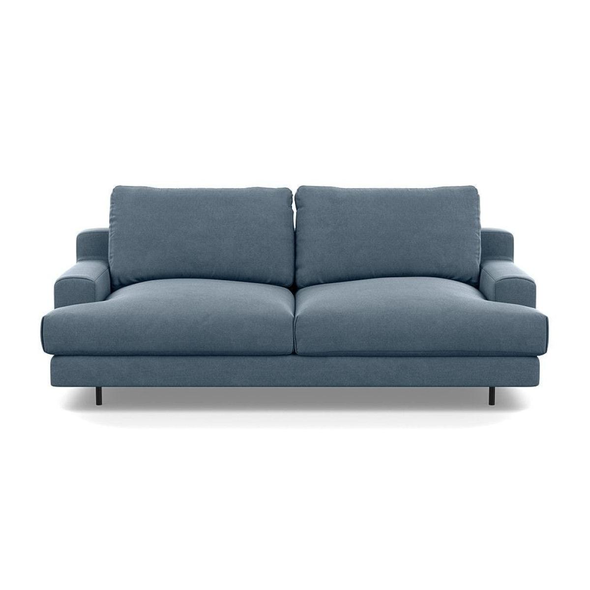 Heal's Orso 2 Seater Sofa Broad Weave Tin Black Feet - Heal's UK Furniture – image 20