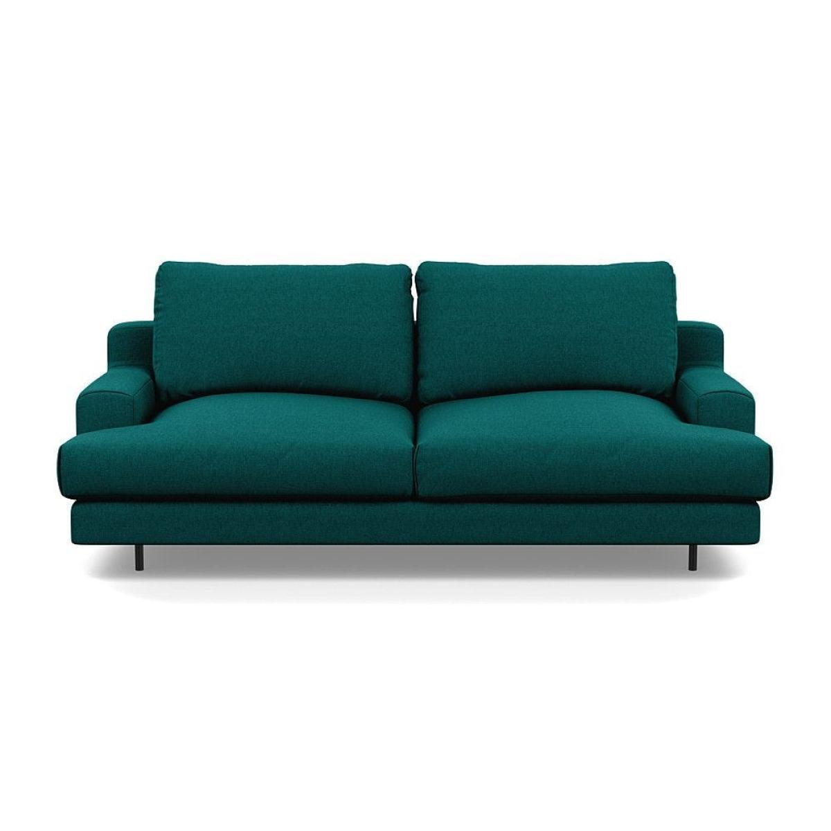Heal's Orso 2 Seater Sofa Broad Weave Tin Black Feet - Heal's UK Furniture – image 21