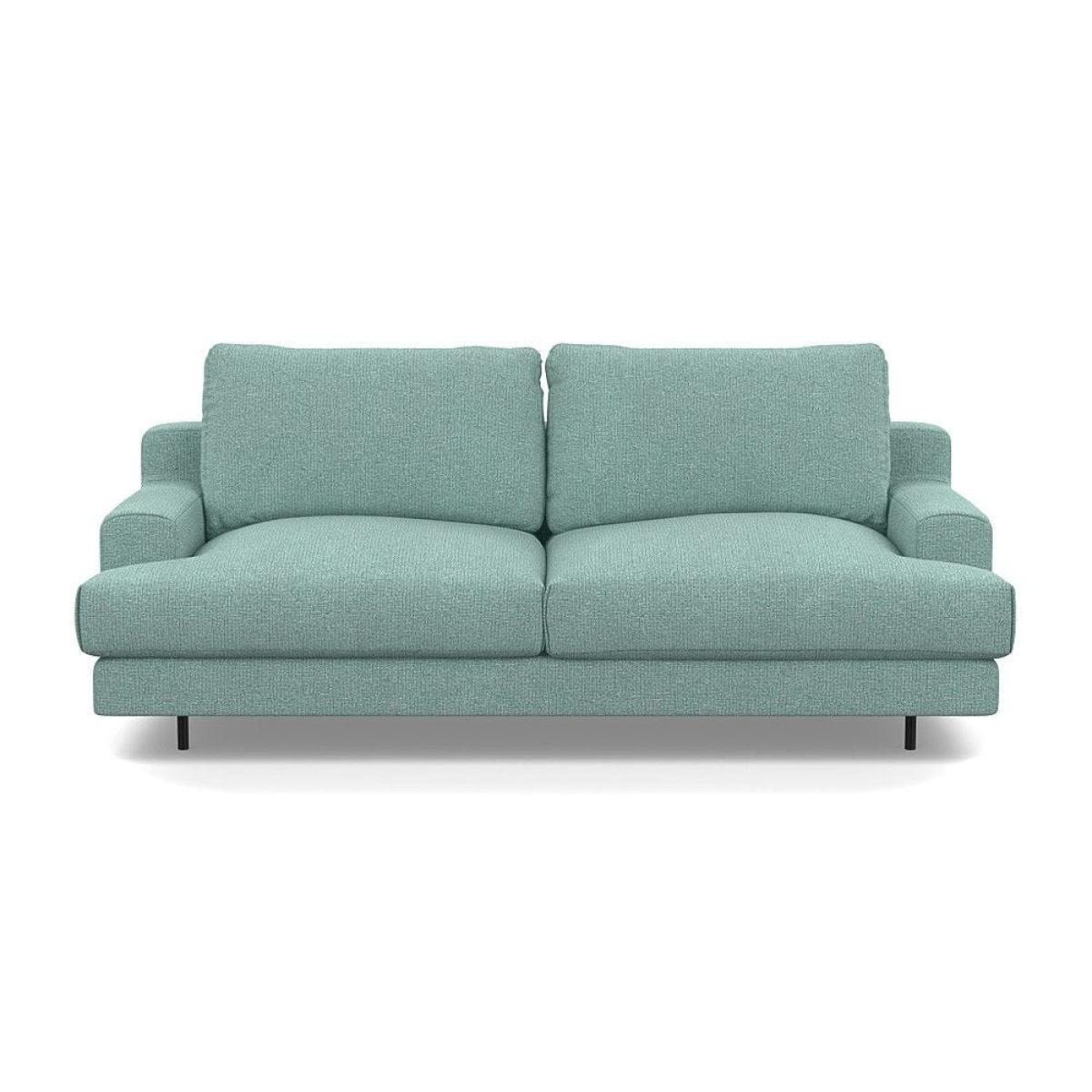 Heal's Orso 2 Seater Sofa Broad Weave Tin Black Feet - Heal's UK Furniture – image 24
