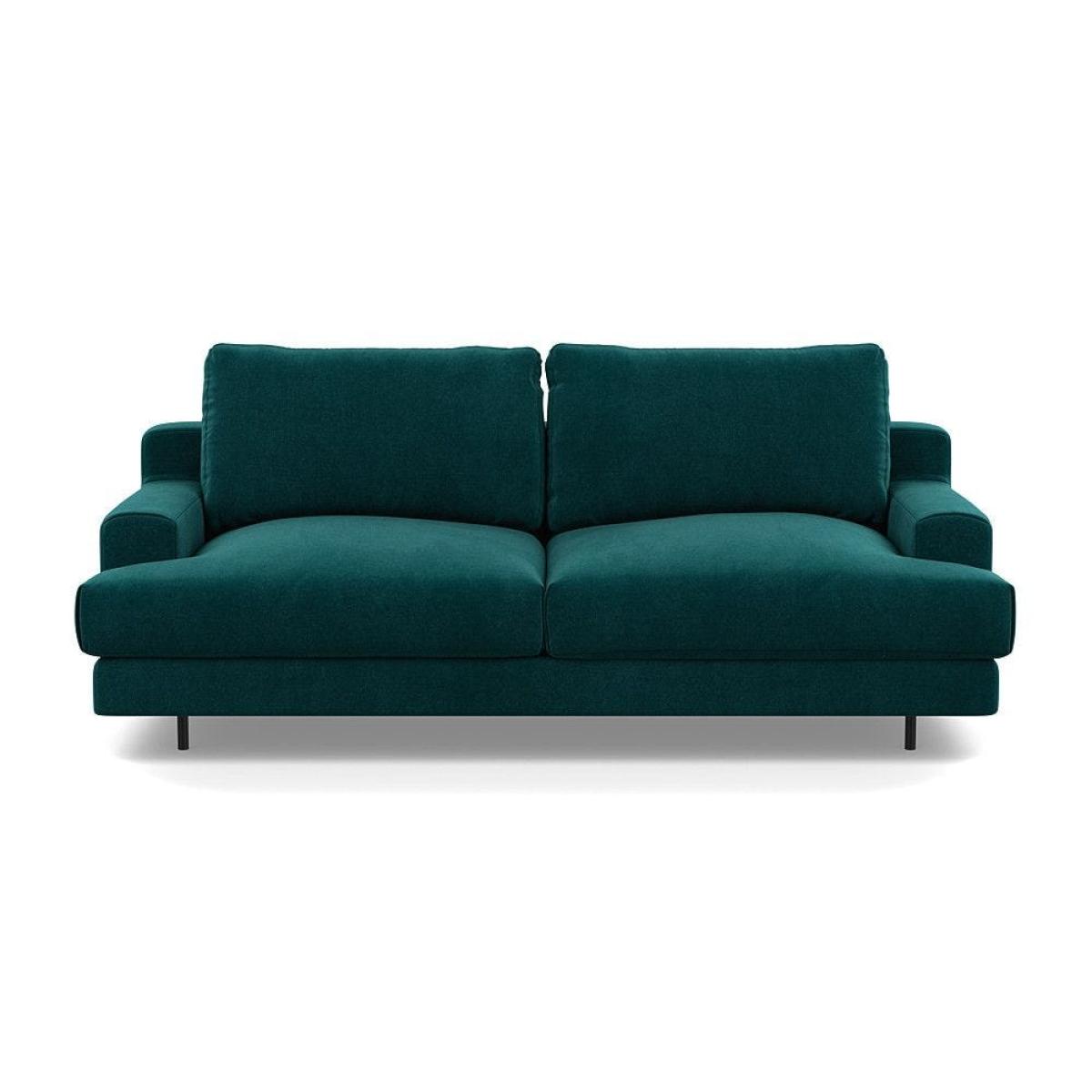 Heal's Orso 2 Seater Sofa Broad Weave Tin Black Feet - Heal's UK Furniture – image 26