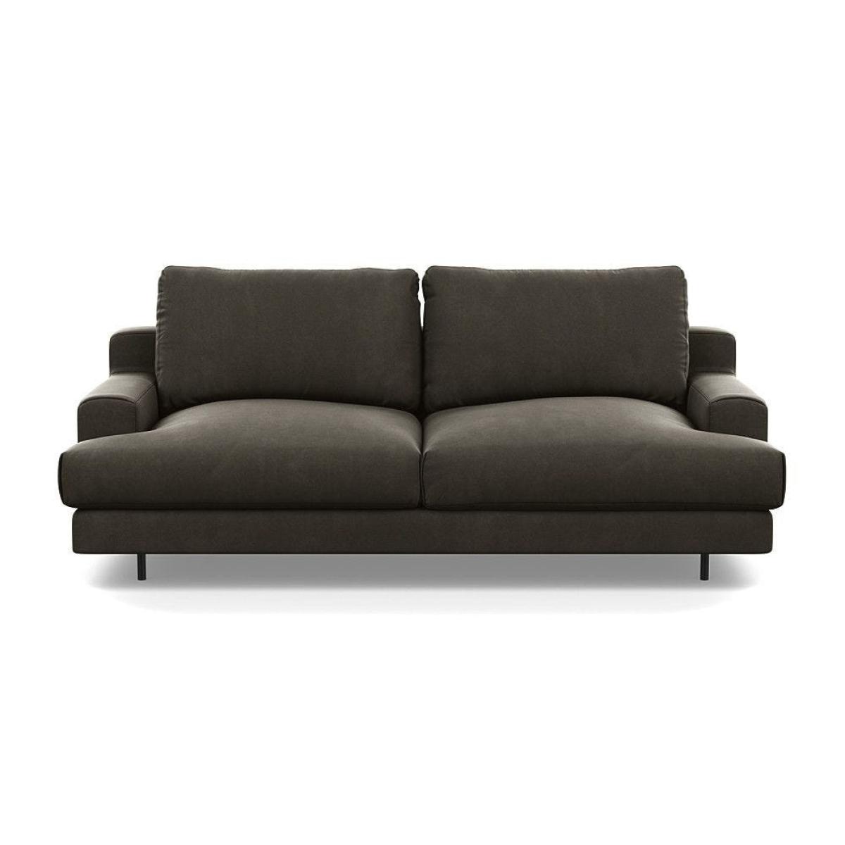Heal's Orso 2 Seater Sofa Broad Weave Tin Black Feet - Heal's UK Furniture – image 29