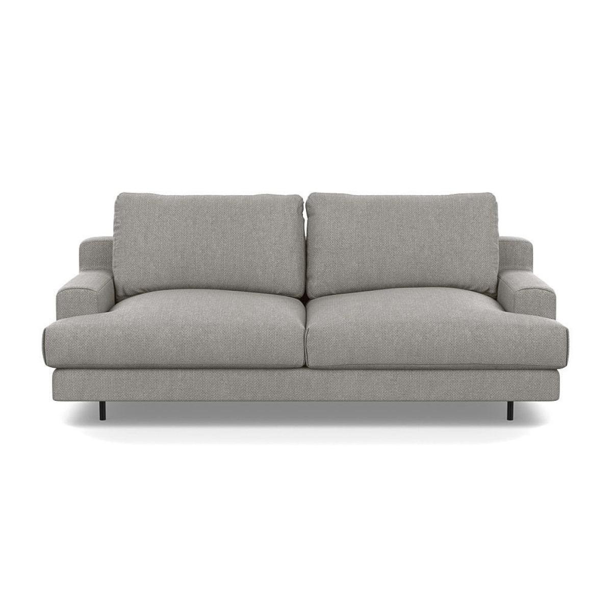 Heal's Orso 2 Seater Sofa Broad Weave Tin Black Feet - Heal's UK Furniture – image 30