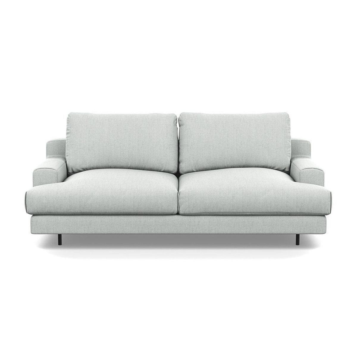 Heal's Orso 2 Seater Sofa Broad Weave Tin Black Feet - Heal's UK Furniture – image 4