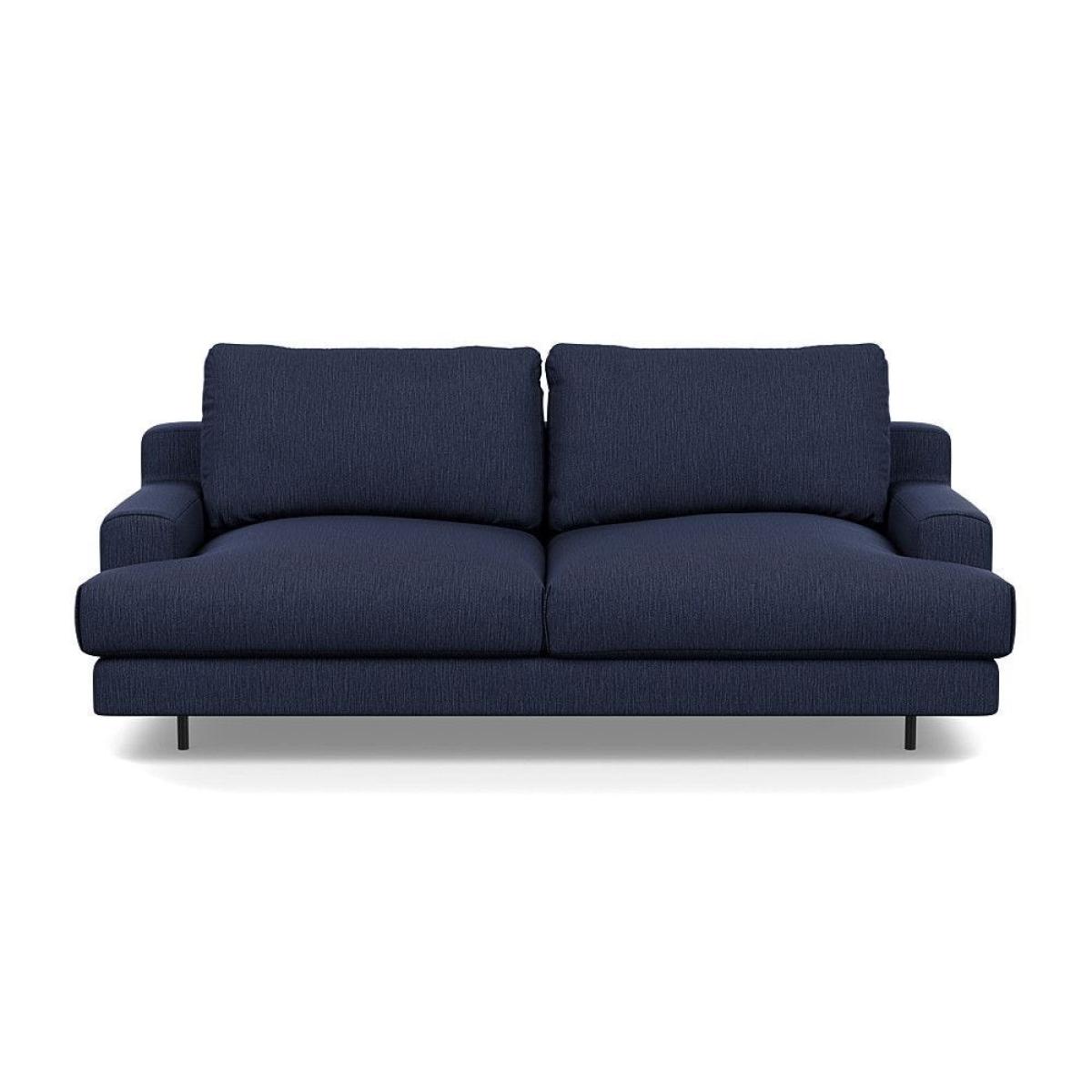 Heal's Orso 2 Seater Sofa Broad Weave Tin Black Feet - Heal's UK Furniture – image 32