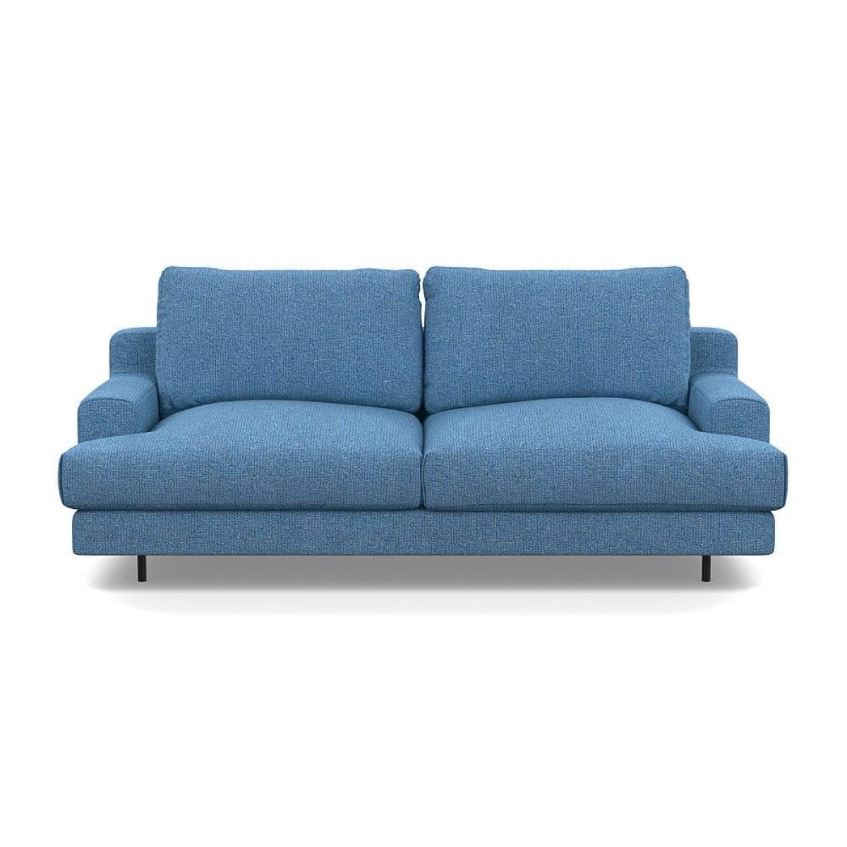 Heal's Orso 2 Seater Sofa Broad Weave Tin Black Feet - Heal's UK Furniture – image 35