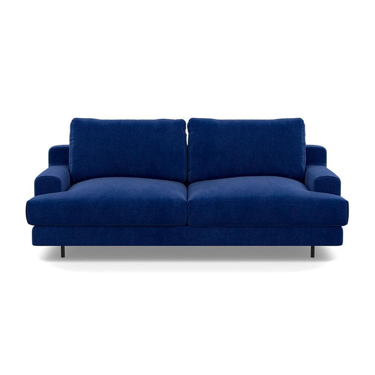 Heal's Orso 2 Seater Sofa Broad Weave Tin Black Feet - Heal's UK Furniture – image 36