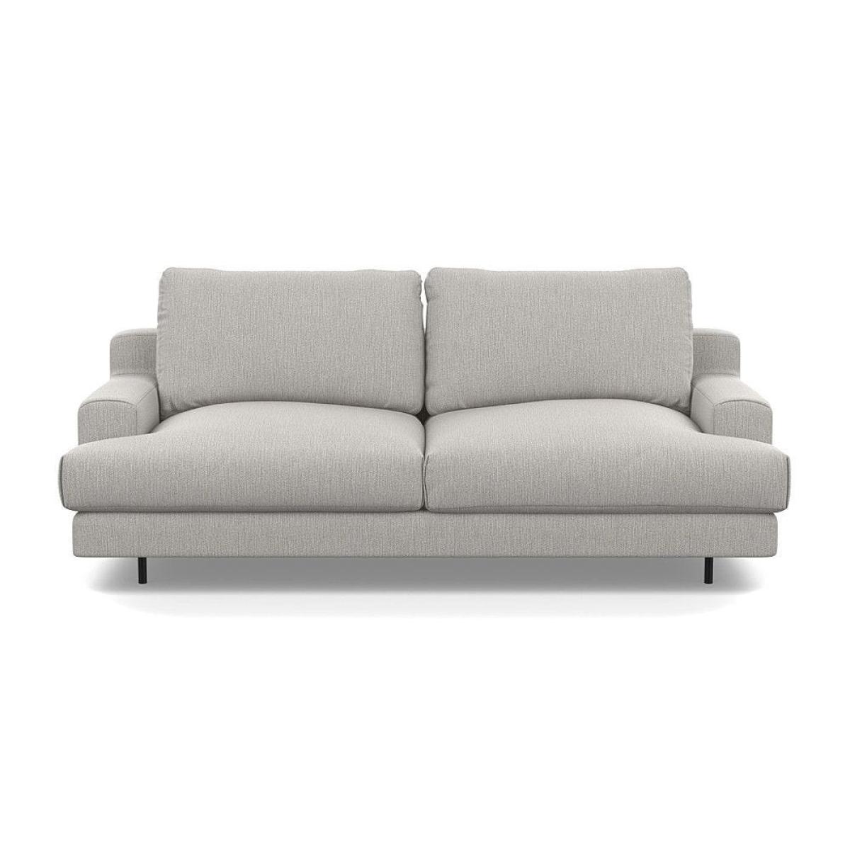 Heal's Orso 2 Seater Sofa Broad Weave Tin Black Feet - Heal's UK Furniture – image 37