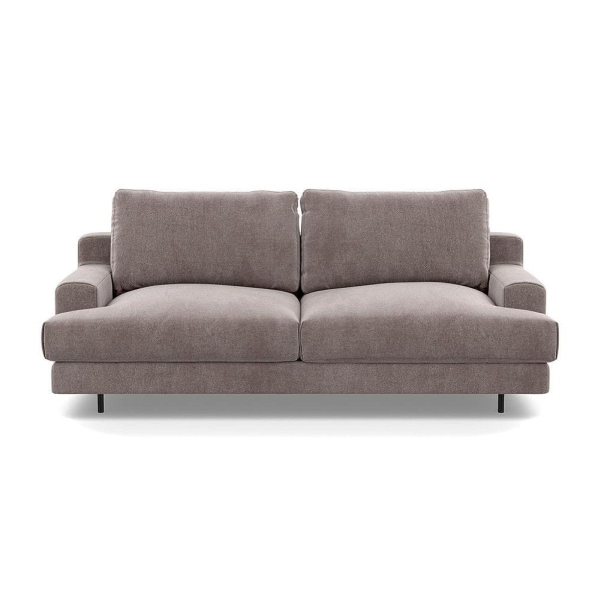 Heal's Orso 2 Seater Sofa Broad Weave Tin Black Feet - Heal's UK Furniture – image 40