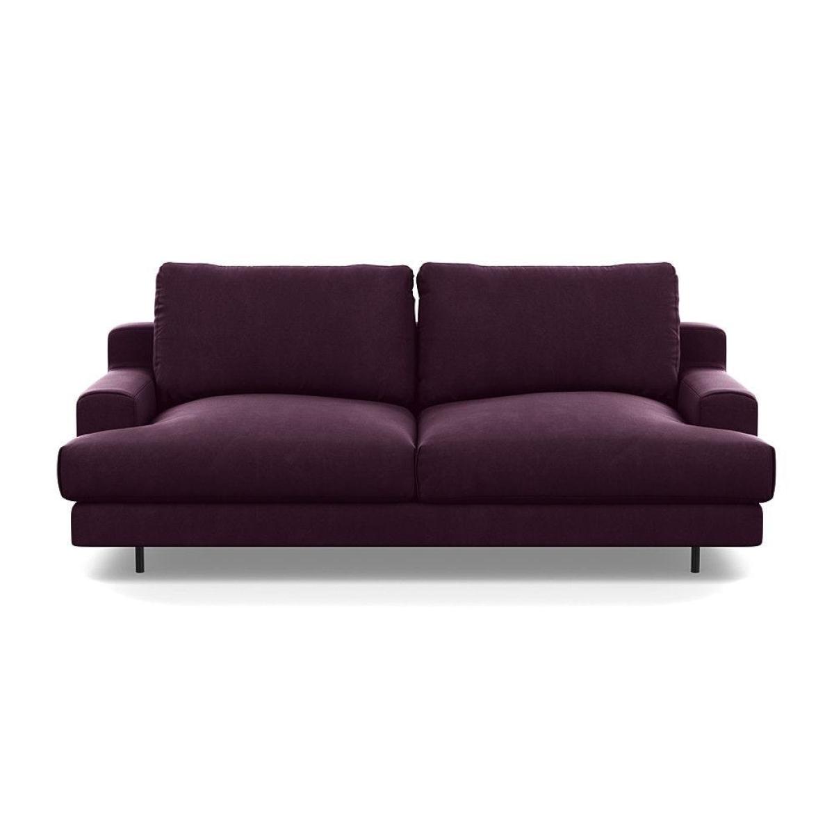 Heal's Orso 2 Seater Sofa Broad Weave Tin Black Feet - Heal's UK Furniture – image 41