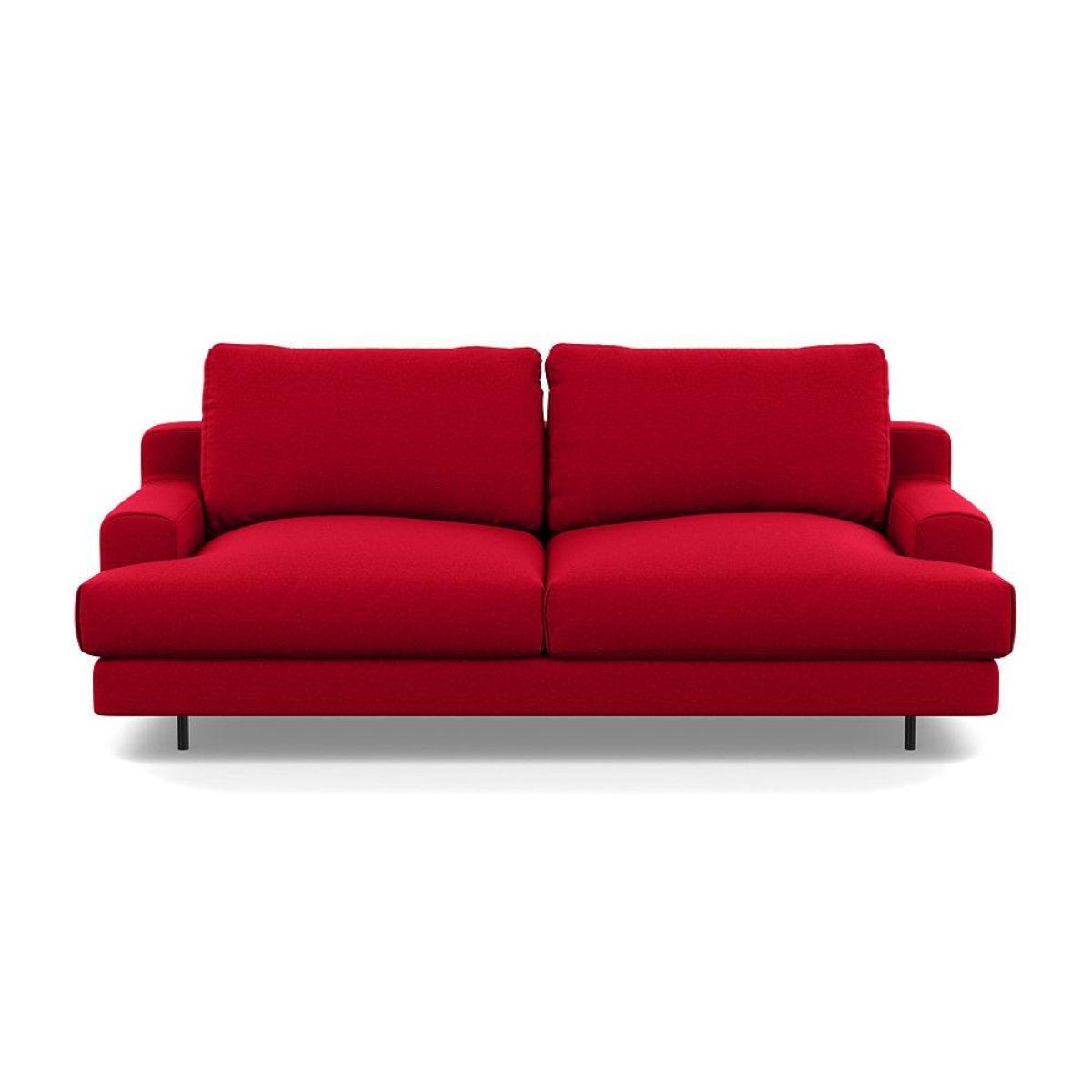 Heal's Orso 2 Seater Sofa Broad Weave Tin Black Feet - Heal's UK Furniture – image 43