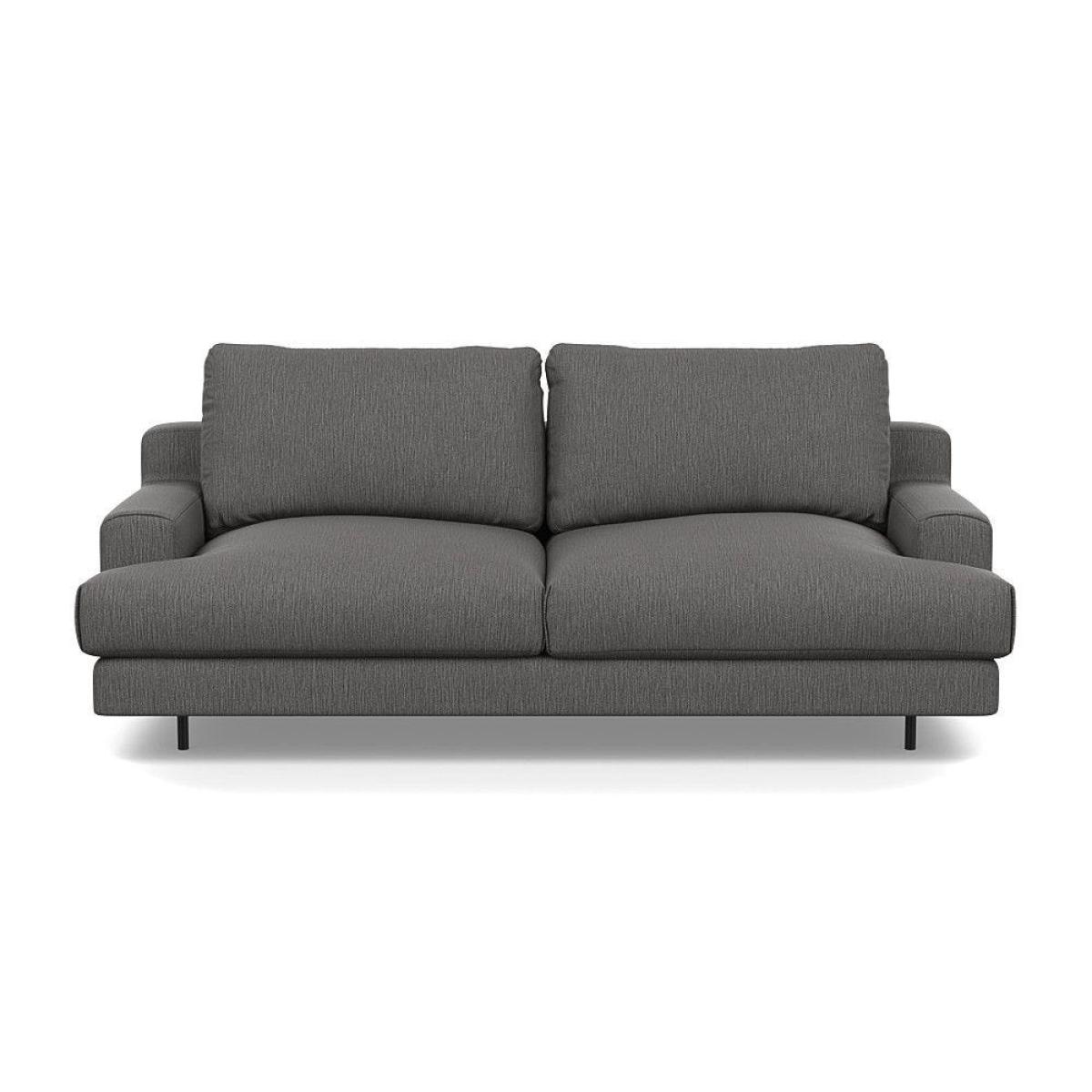 Heal's Orso 2 Seater Sofa Broad Weave Tin Black Feet - Heal's UK Furniture – image 45