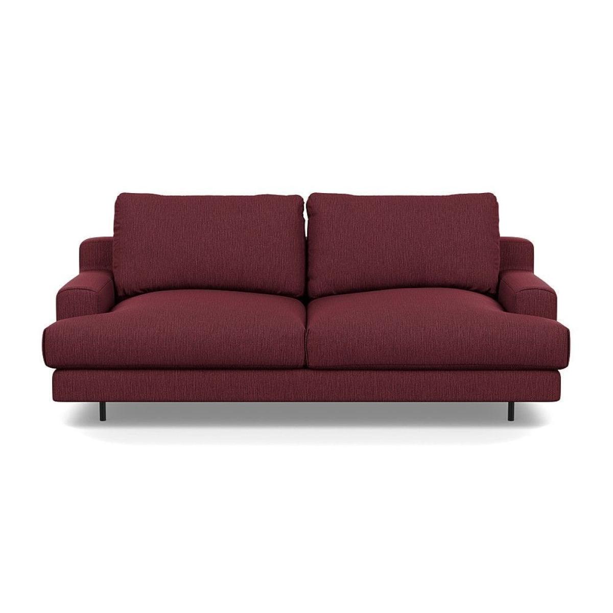 Heal's Orso 2 Seater Sofa Broad Weave Tin Black Feet - Heal's UK Furniture – image 47