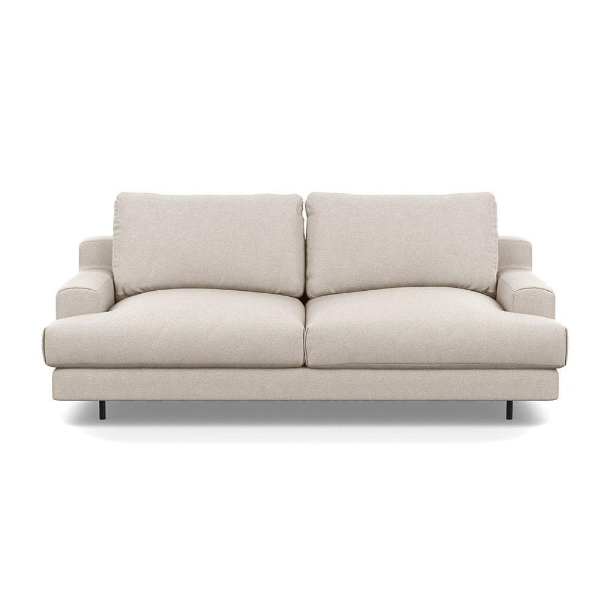 Heal's Orso 2 Seater Sofa Broad Weave Tin Black Feet - Heal's UK Furniture – image 6