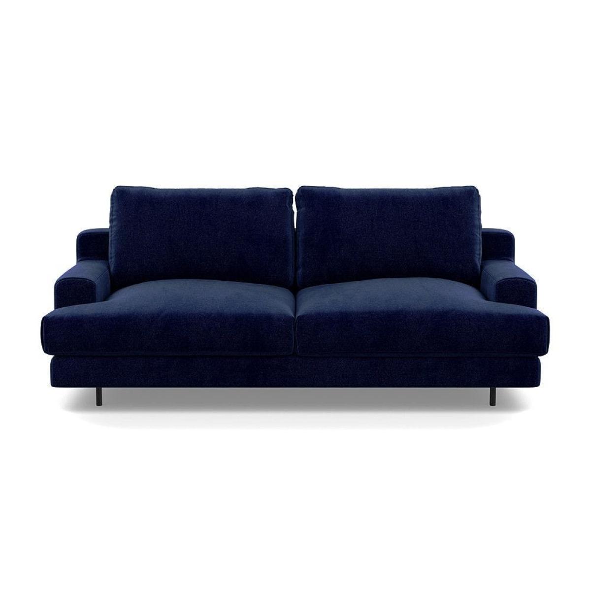 Heal's Orso 2 Seater Sofa Broad Weave Tin Black Feet - Heal's UK Furniture – image 7