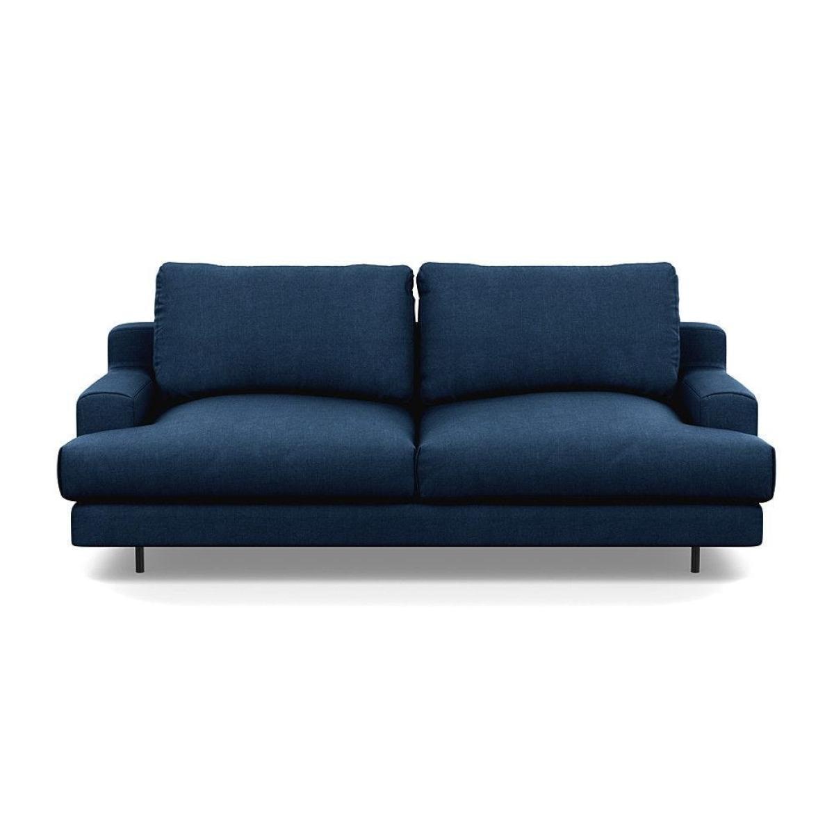 Heal's Orso 2 Seater Sofa Broad Weave Tin Black Feet - Heal's UK Furniture – image 8