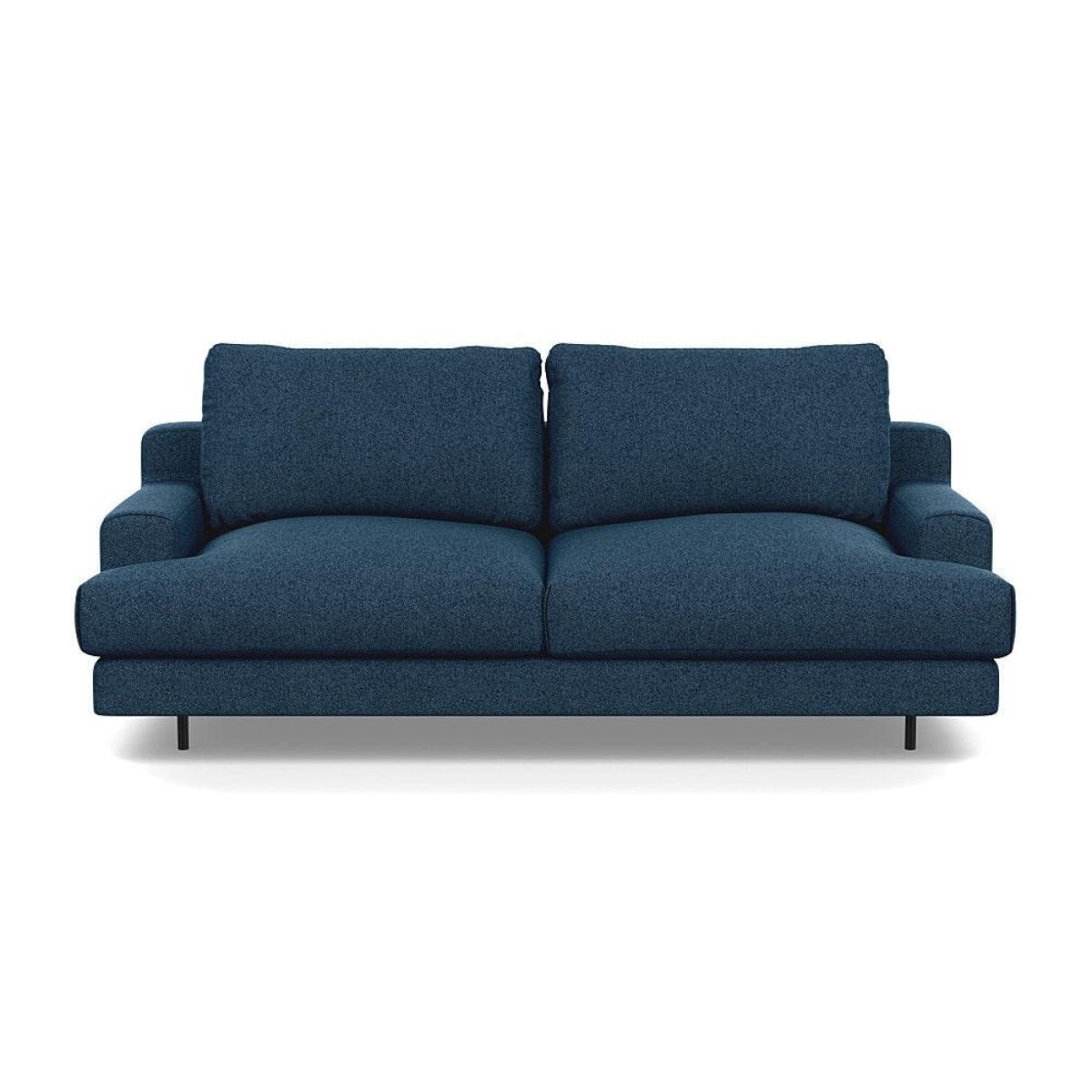 Heal's Orso 2 Seater Sofa Broad Weave Tin Black Feet - Heal's UK Furniture – image 9