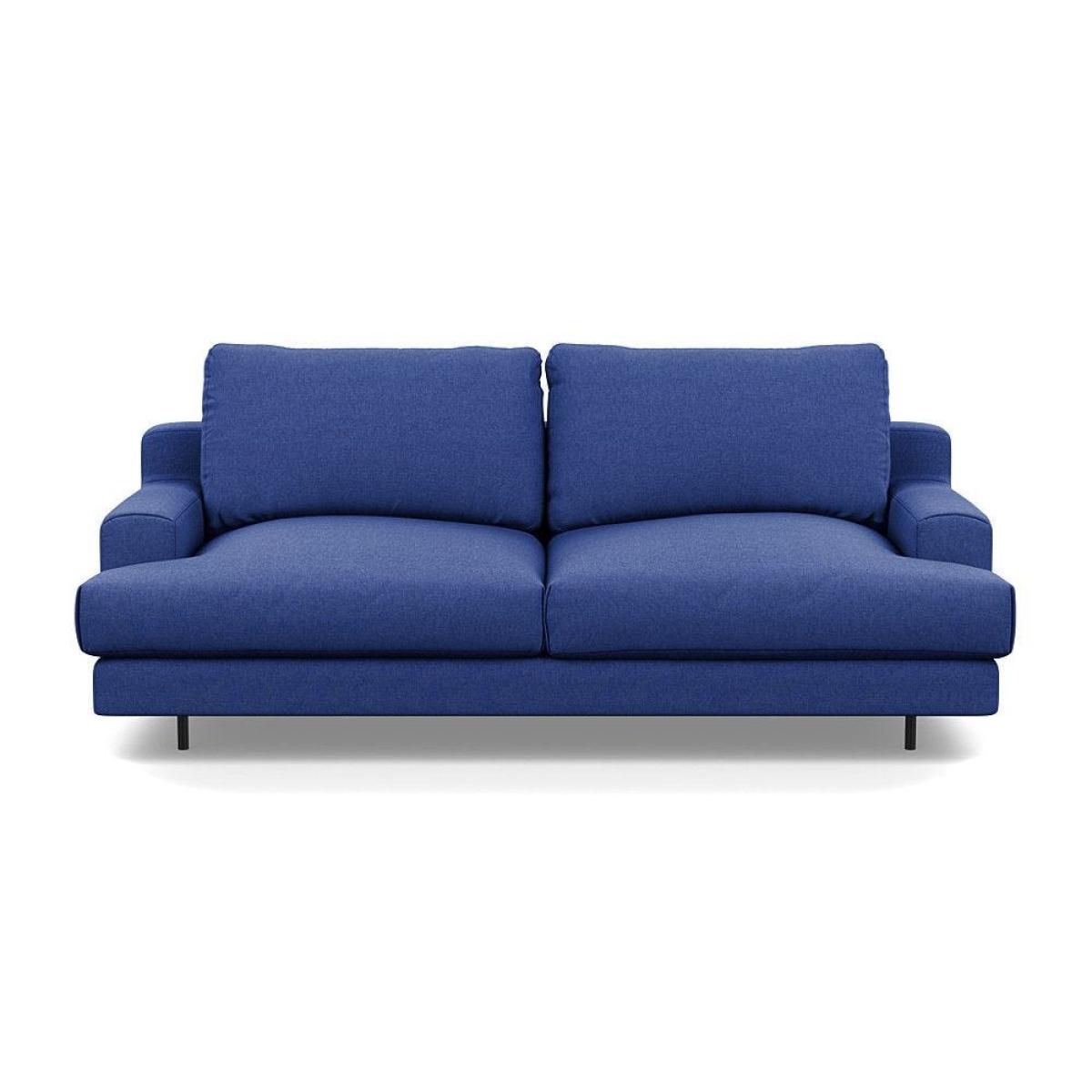 Heal's Orso 2 Seater Sofa Broad Weave Tin Black Feet - Heal's UK Furniture – image 10