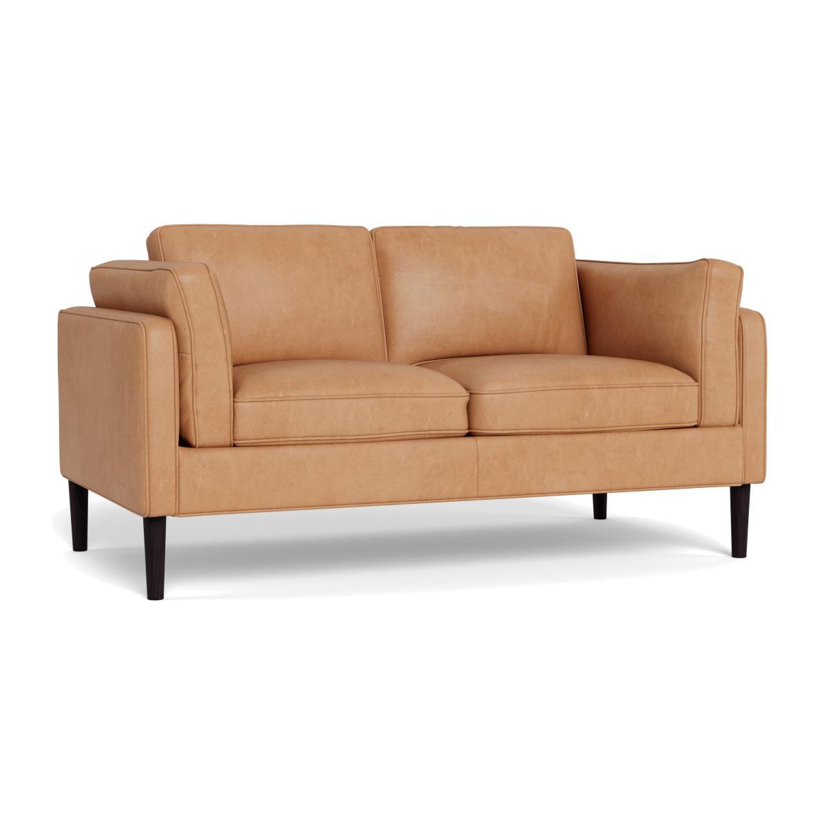 Heal's Sonno 2 Seater Daino Leather Parchment Natural Feet - Heal's UK Furniture – image 1
