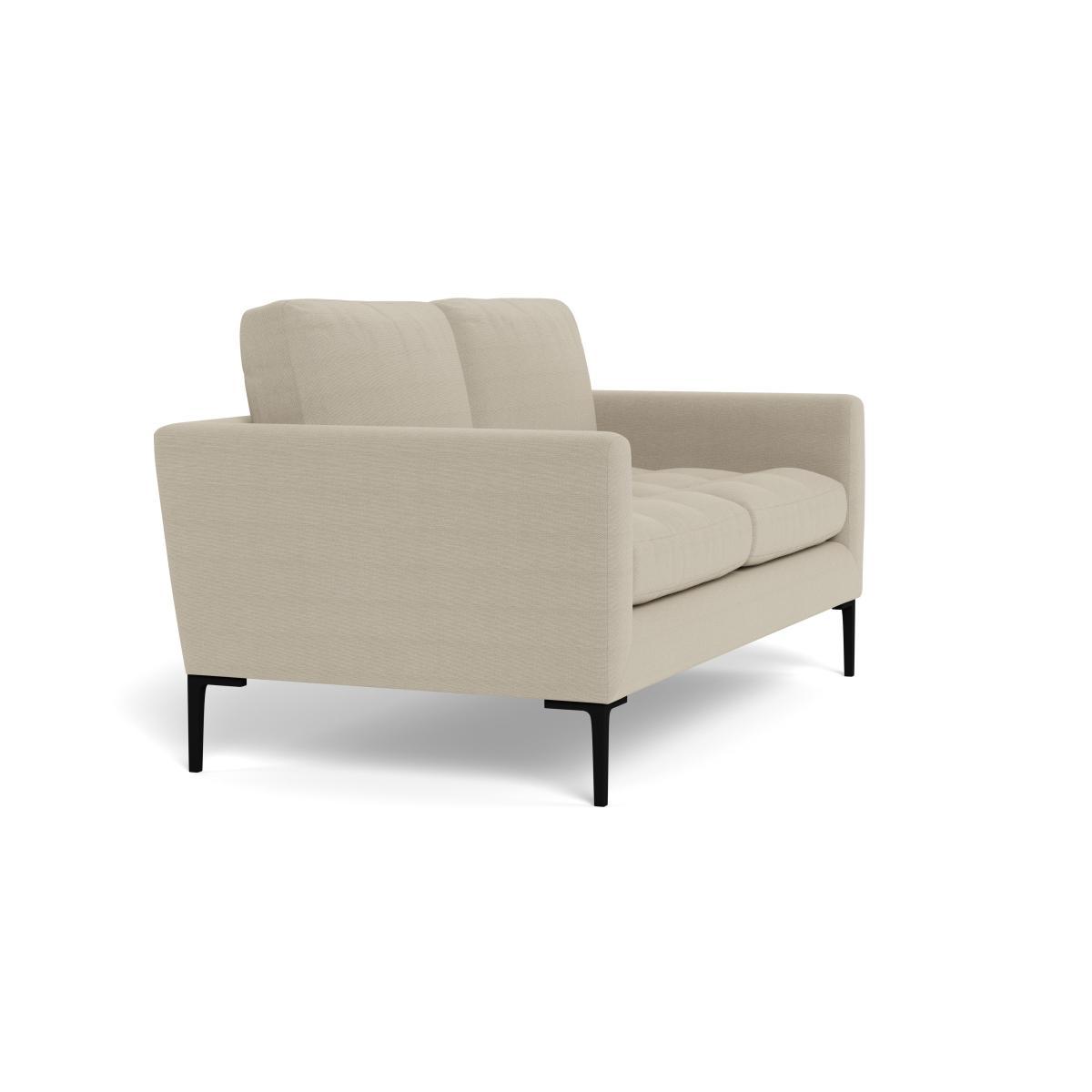 Heal's Eton 2 Seater Sofa Linen Hessian Brass Feet - Heal's UK Furniture – image 2
