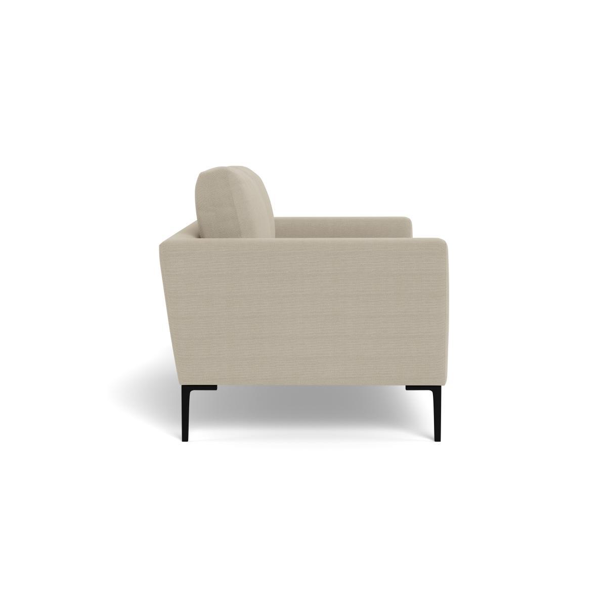 Heal's Eton 2 Seater Sofa Linen Hessian Brass Feet - Heal's UK Furniture – image 3