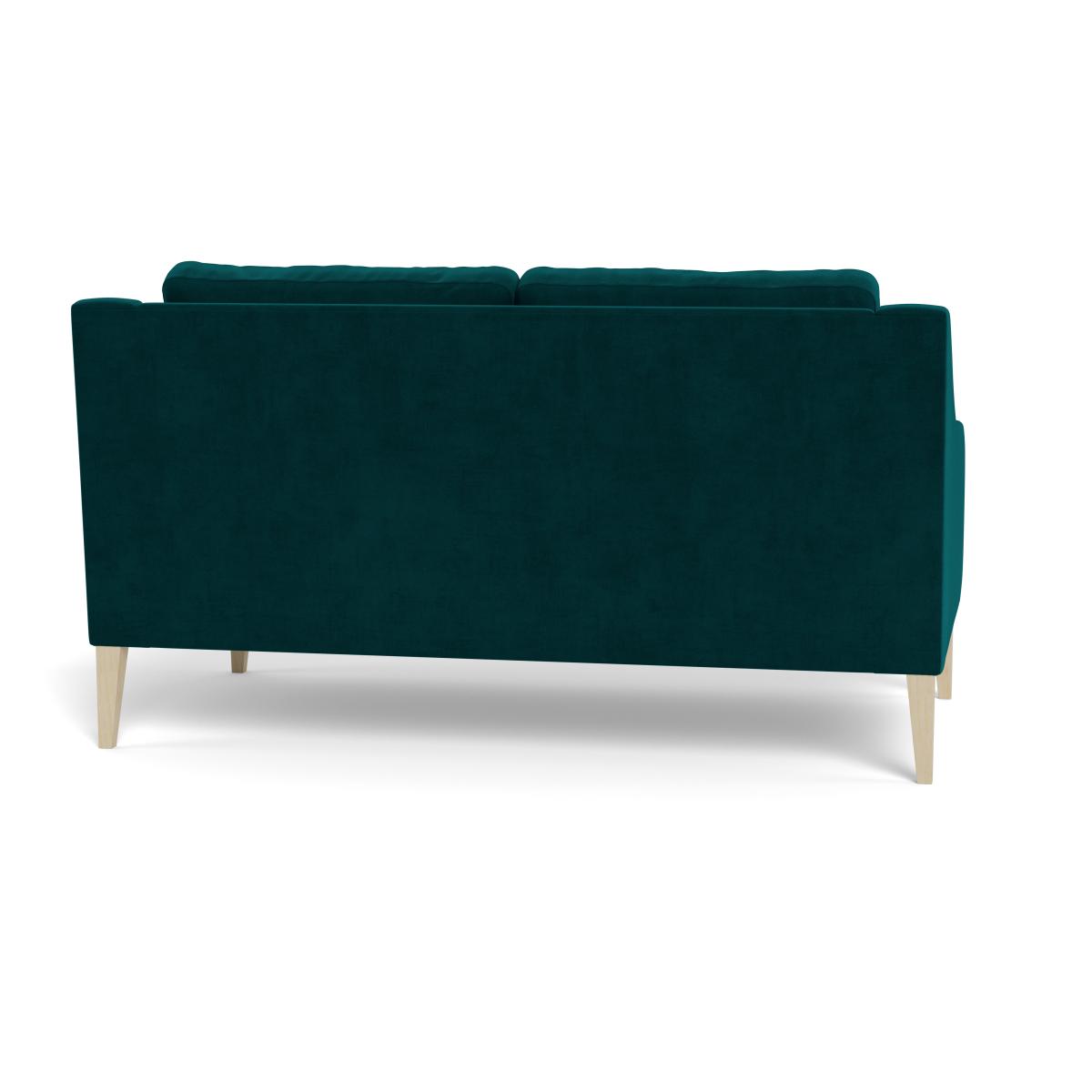 Heal's Richmond 2 Seater Sofa Smart Luxe Velvet Ocean Tinted Ash Feet – image 6