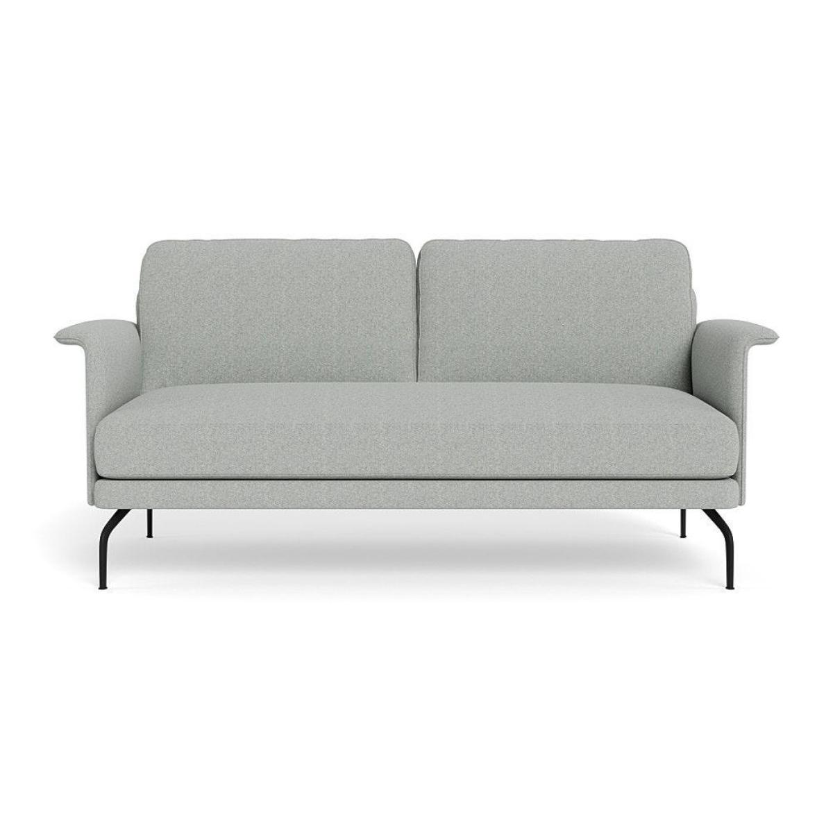 Heal's Iver 2 Seater Sofa Smart Luxe Velvet Nickel Black Feet – image 8