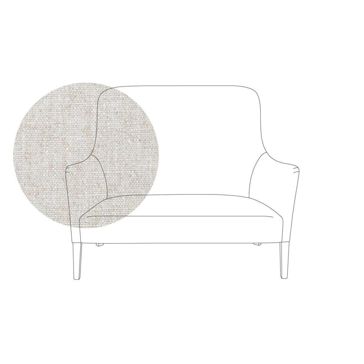 Pinch Pendel 2 Seater Sofa Cabot Pure Linen Baffin Grey Oak Feet - Heal's UK Furniture – image 12
