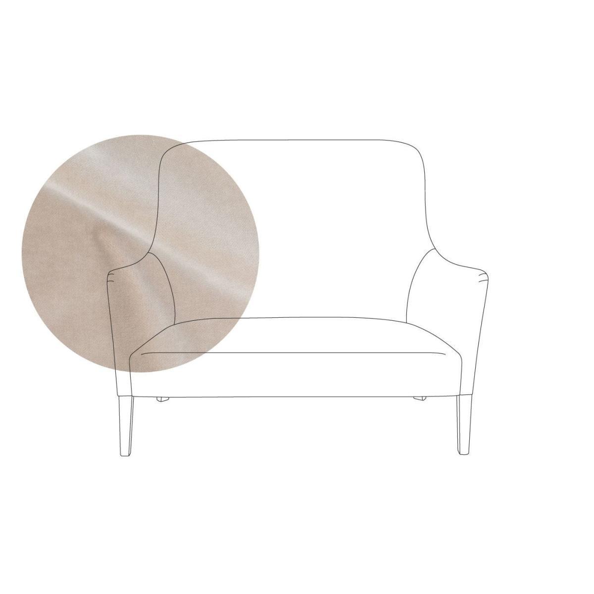 Pinch Pendel 2 Seater Sofa Cabot Pure Linen Baffin Grey Oak Feet - Heal's UK Furniture – image 5