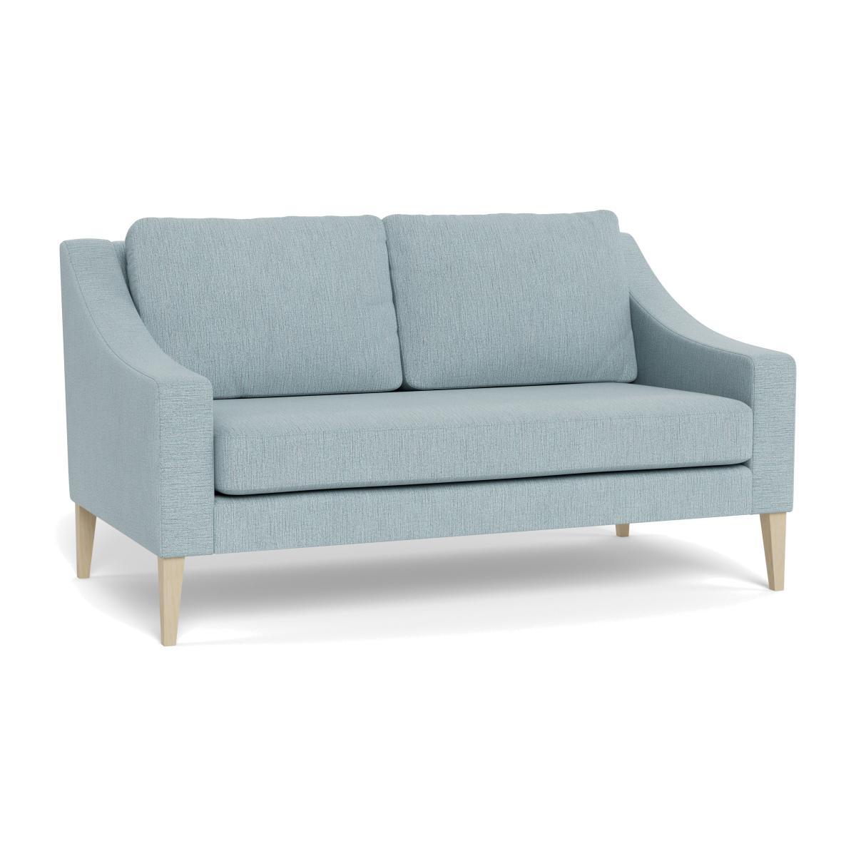 Heal's Richmond 2 Seater Sofa Smart Linen Mix Duck Egg Natural Ash Feet - Heal's UK Furniture – image 1