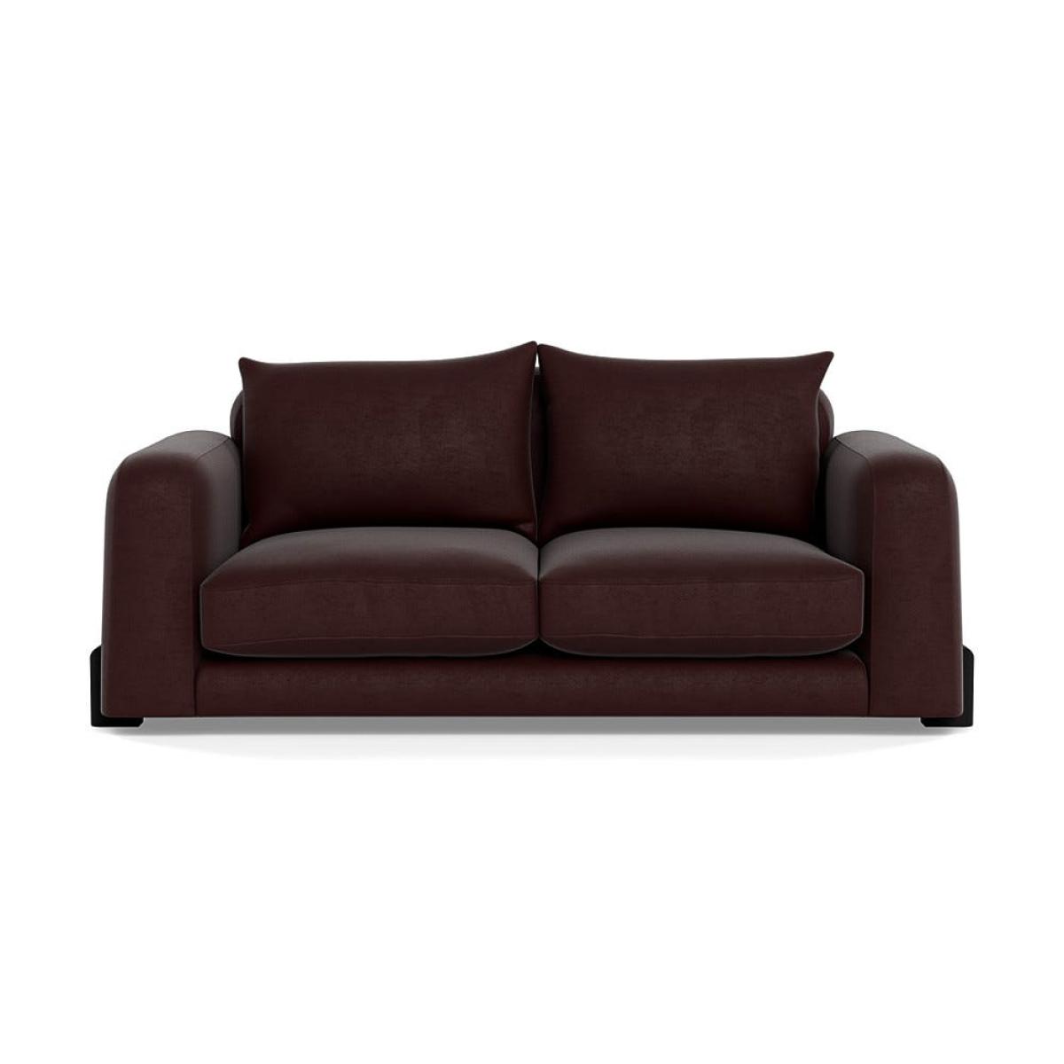 Heal's Nuvola 2 Seater Sofa Smart Luxe Velvet Acorn Black Painted Feet – image 2
