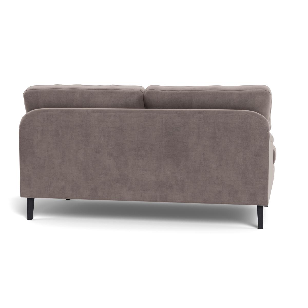 Heal's Stanton 2 Seater Sofa Smart Luxe Velvet Mushroom Natural Feet – image 6