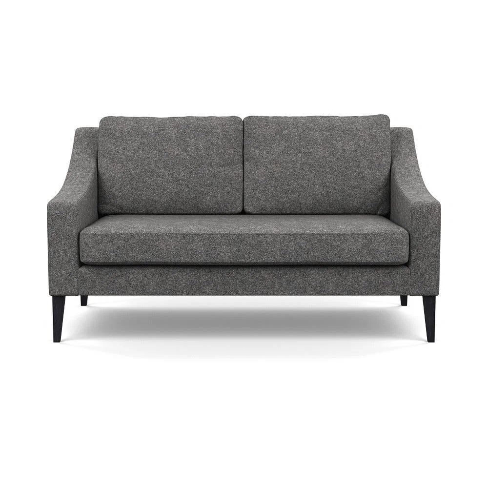 Heal's Richmond 2 Seater Sofa Melton Wool Shale BLACK – image 2