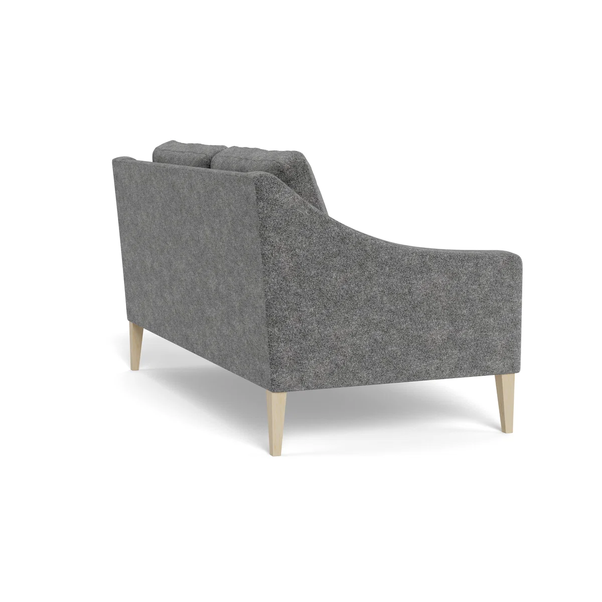 Heal's Richmond 2 Seater Sofa Melton Wool Shale BLACK – image 5