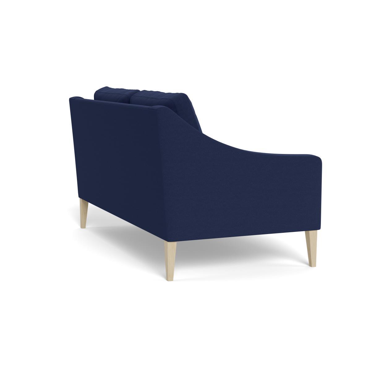 Heal's Richmond 2 Seater Sofa Melton Wool New Navy Natural Feet - Heal's UK Furniture – image 4