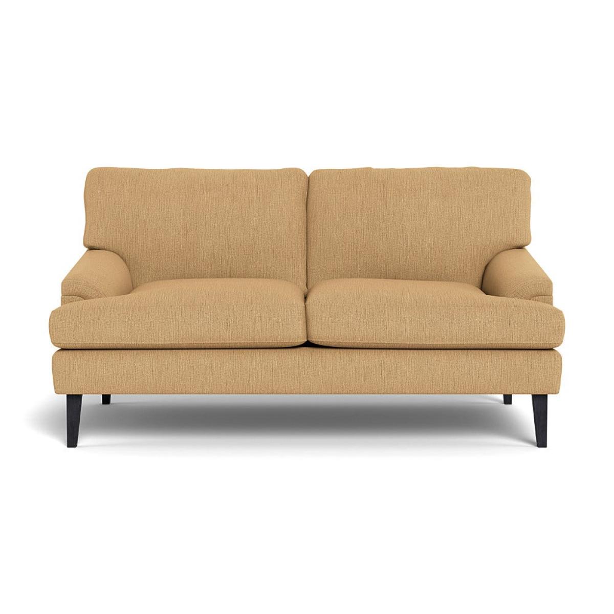 Heal's Stanton 2 Seater Sofa Smart Linen Mix Sand Black Feet – image 2