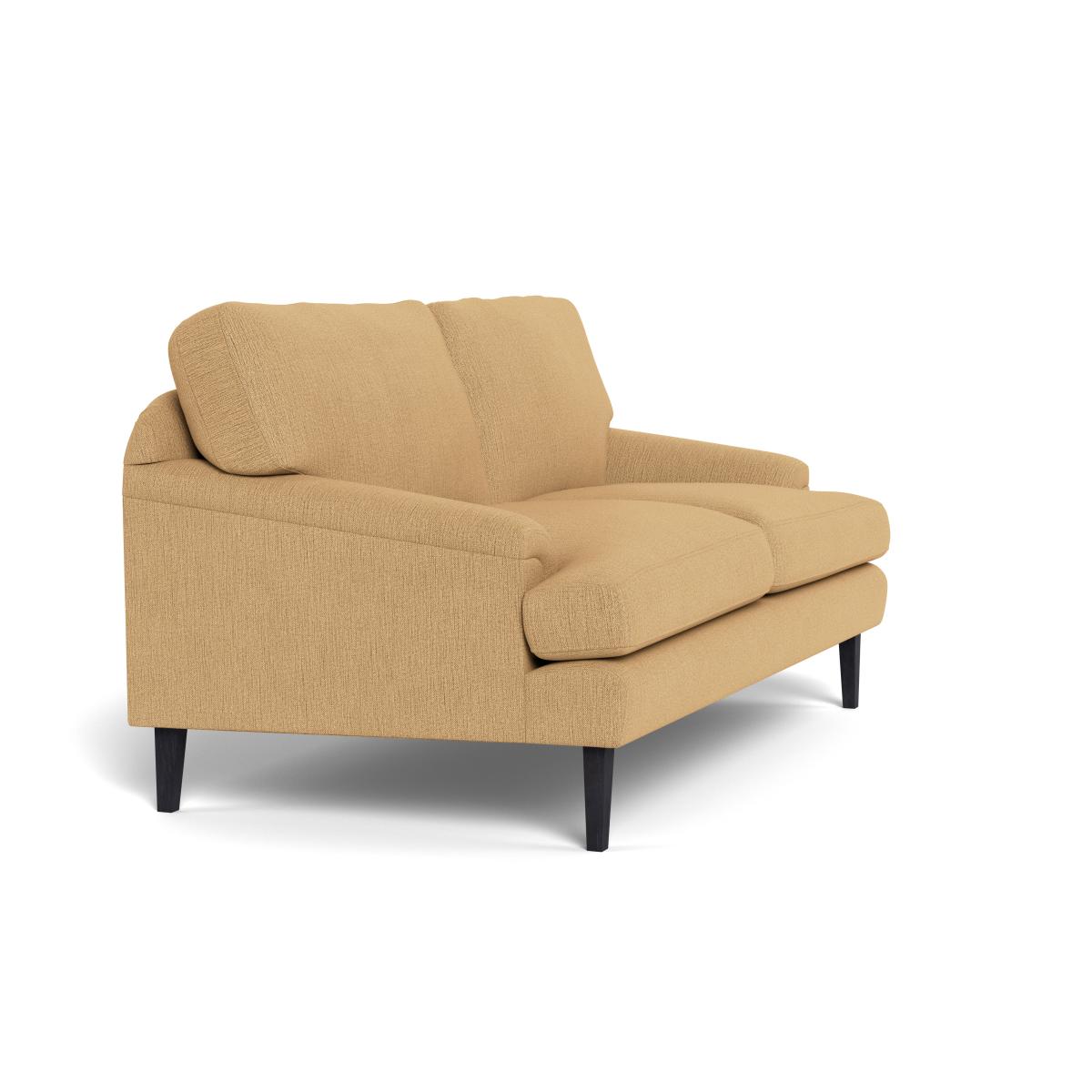 Heal's Stanton 2 Seater Sofa Smart Linen Mix Sand Black Feet – image 3