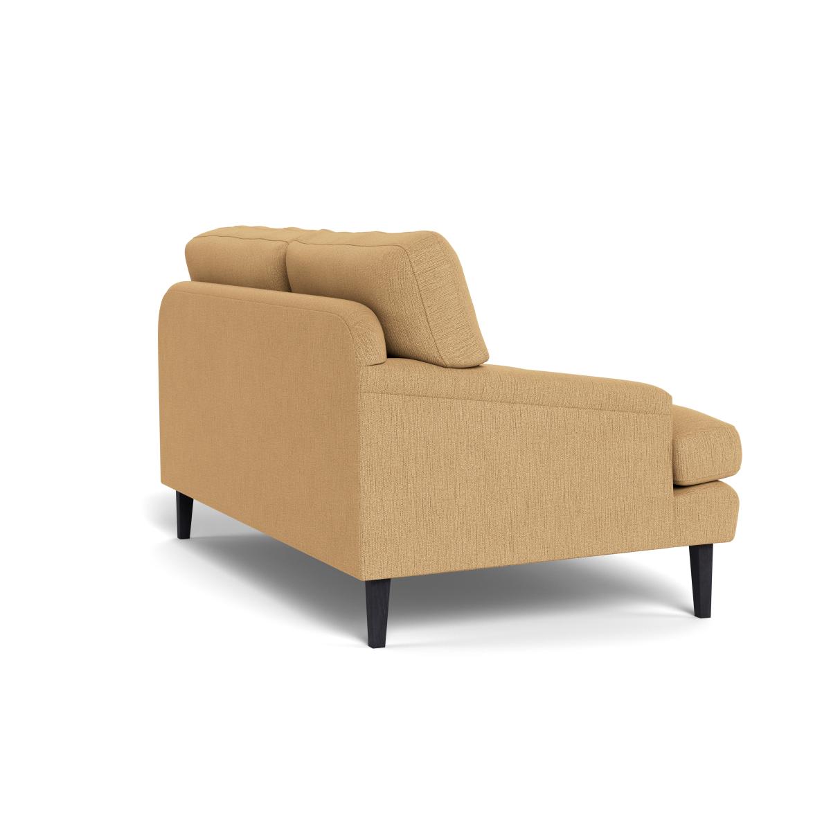Heal's Stanton 2 Seater Sofa Smart Linen Mix Sand Black Feet – image 5