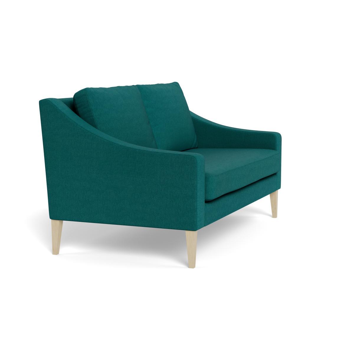 Heal's Richmond 2 Seater Sofa Brushed Cotton Pine Black Feet - Heal's UK Furniture – image 2